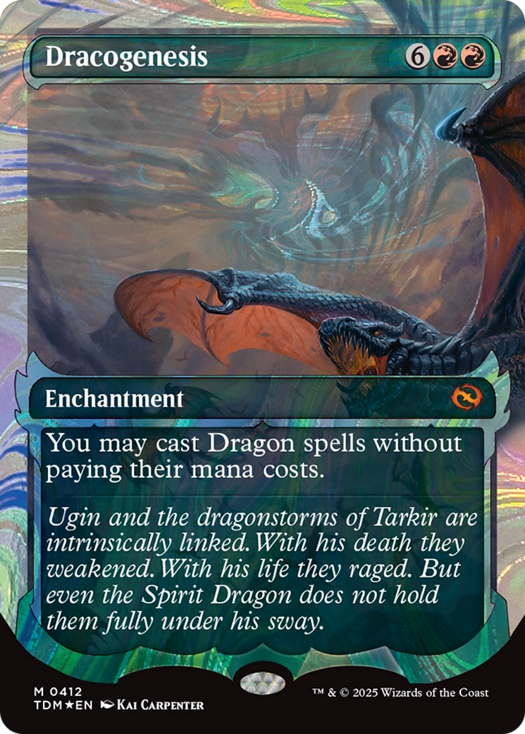 Dracogenesis (0412) (Showcase) (Halo Foil) [Tarkir: Dragonstorm] | Good Games Morley