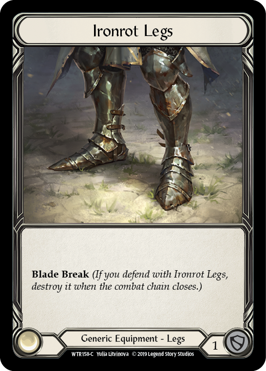 Ironrot Legs [WTR158-C] (Welcome to Rathe)  Alpha Print Cold Foil | Good Games Morley
