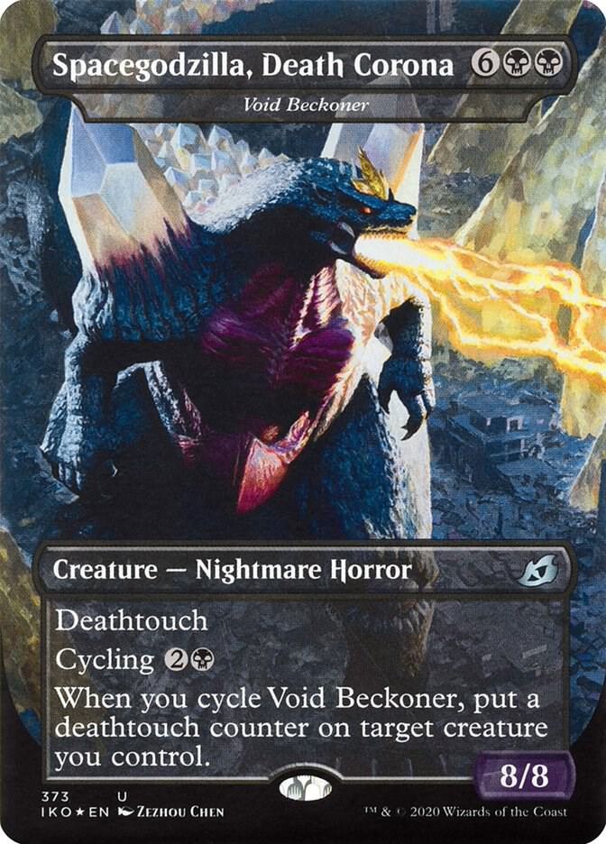 Spacegodzilla, Death Corona - Void Beckoner 373/274 (Ikoria: Lair of Behemoths)  - Foil | Good Games Morley