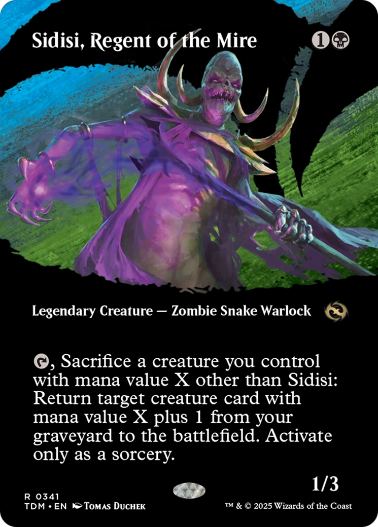 Sidisi, Regent of the Mire (Borderless) [Tarkir: Dragonstorm] | Good Games Morley