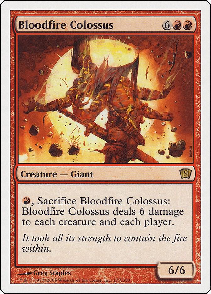 Bloodfire Colossus 177/350 (9th Edition)  | Good Games Morley