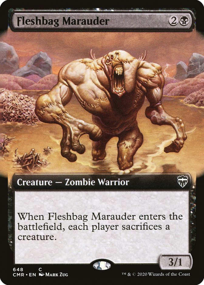 Fleshbag Marauder (Extended Art) [Commander Legends] | Good Games Morley