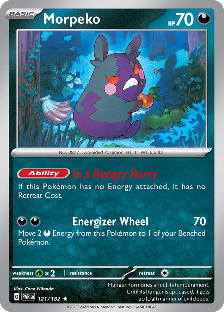 Morpeko 121/182 (SV04: Paradox Rift)  - Holofoil | Good Games Morley