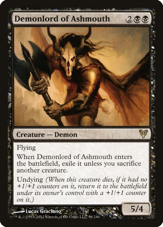 Demonlord of Ashmouth 96/244 (Avacyn Restored)  | Good Games Morley
