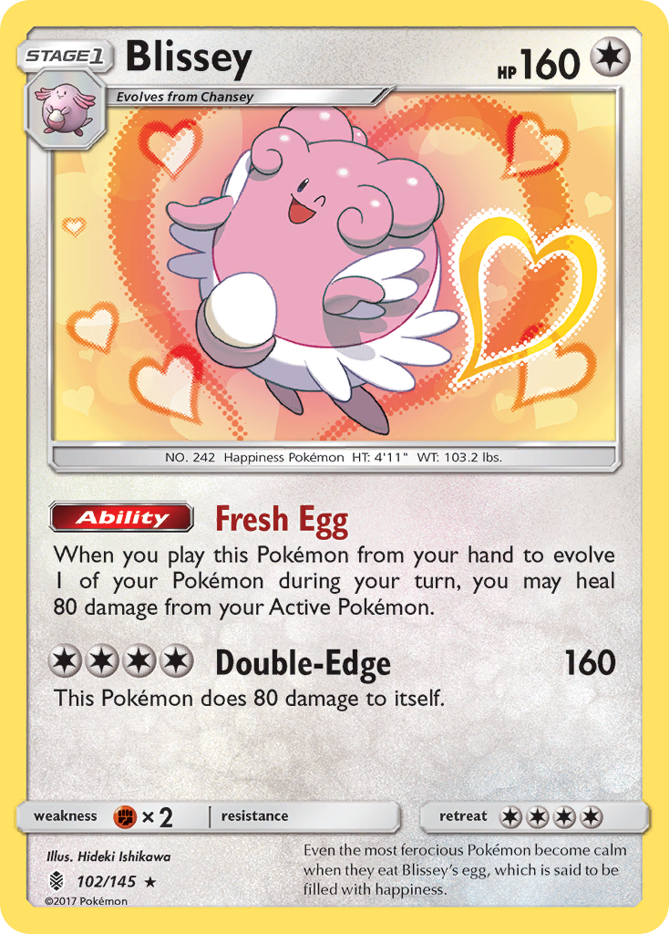 Blissey (102/145) [Sun & Moon: Guardians Rising] | Good Games Morley