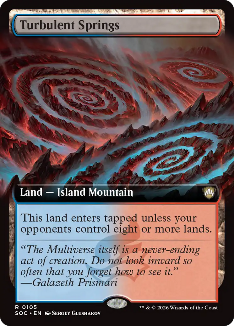 Turbulent Springs (Extended Art) [Secrets of Strixhaven Commander] | Good Games Morley