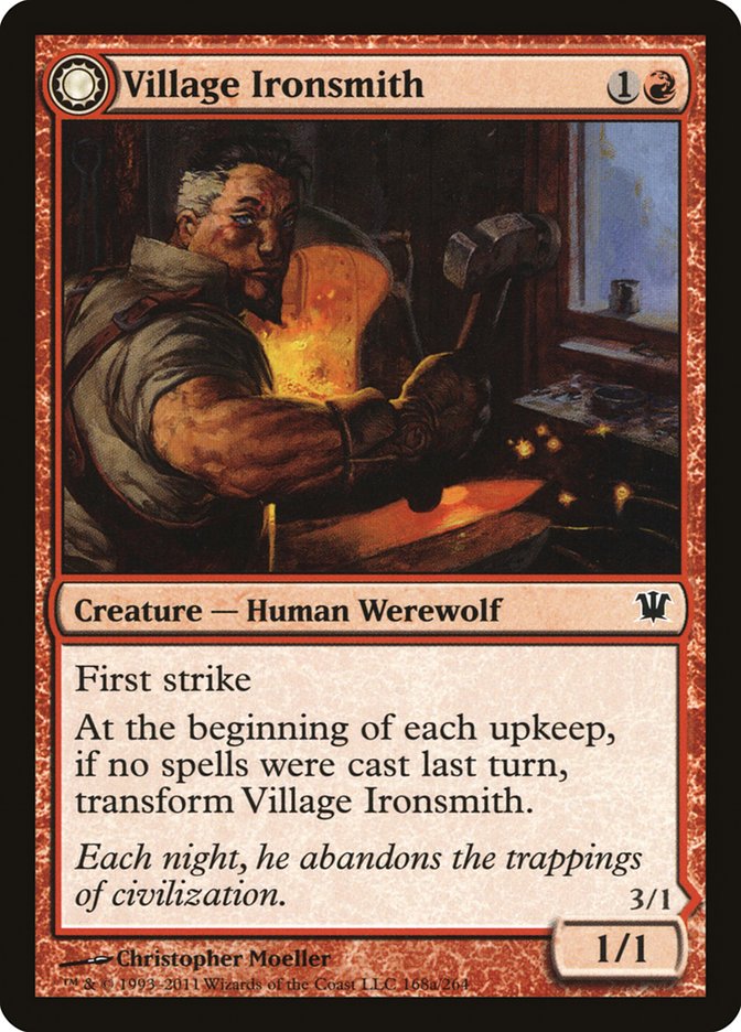 Village Ironsmith // Ironfang 168/264 (Innistrad)  - Foil | Good Games Morley