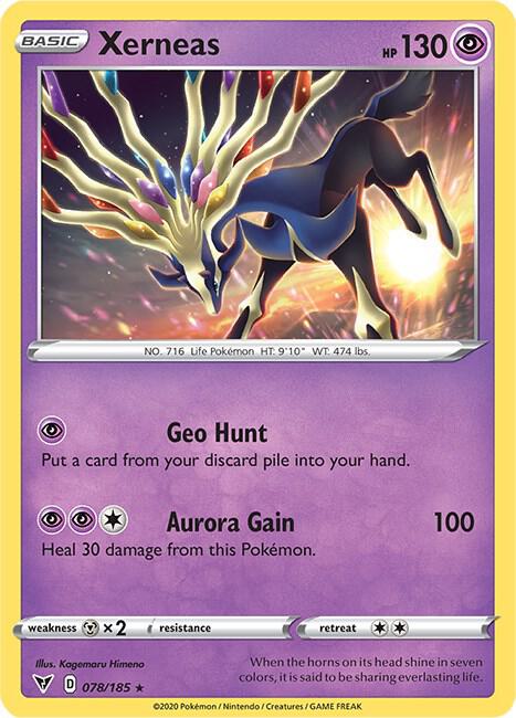 Xerneas 078/185 (SWSH04: Vivid Voltage)  - Holofoil | Good Games Morley