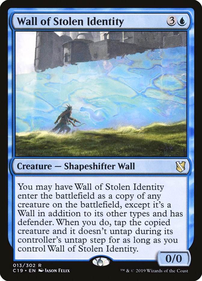 Wall of Stolen Identity 13/302 (Commander 2019)  | Good Games Morley