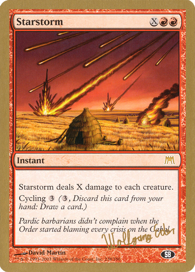 Starstorm (Wolfgang Eder) (SB) [World Championship Decks 2003] | Good Games Morley