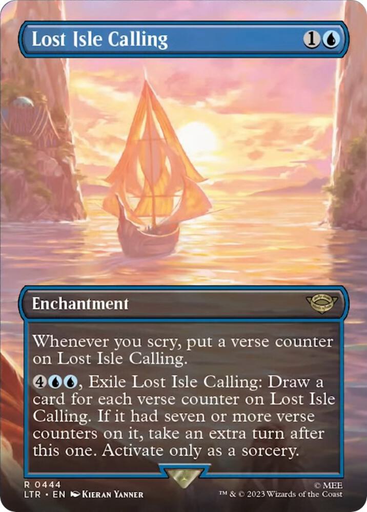 Lost Isle Calling 444/281 (Universes Beyond: The Lord of the Rings: Tales of Middle-earth)  - Borderless | Good Games Morley