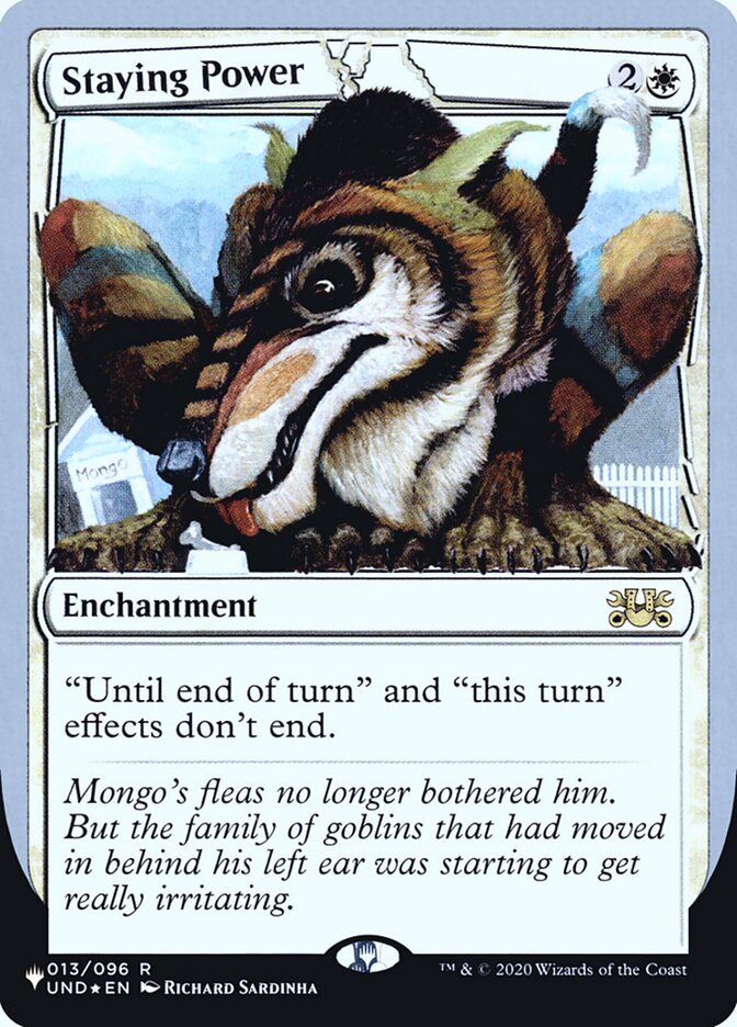 Staying Power (Unfinity Foil Edition) [The List] | Good Games Morley