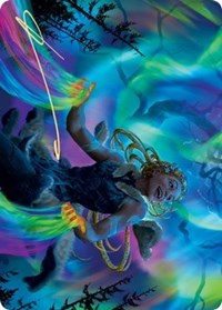 Esika, God of the Tree Art Card (Gold-Stamped Signature) [Kaldheim Art Series] | Good Games Morley