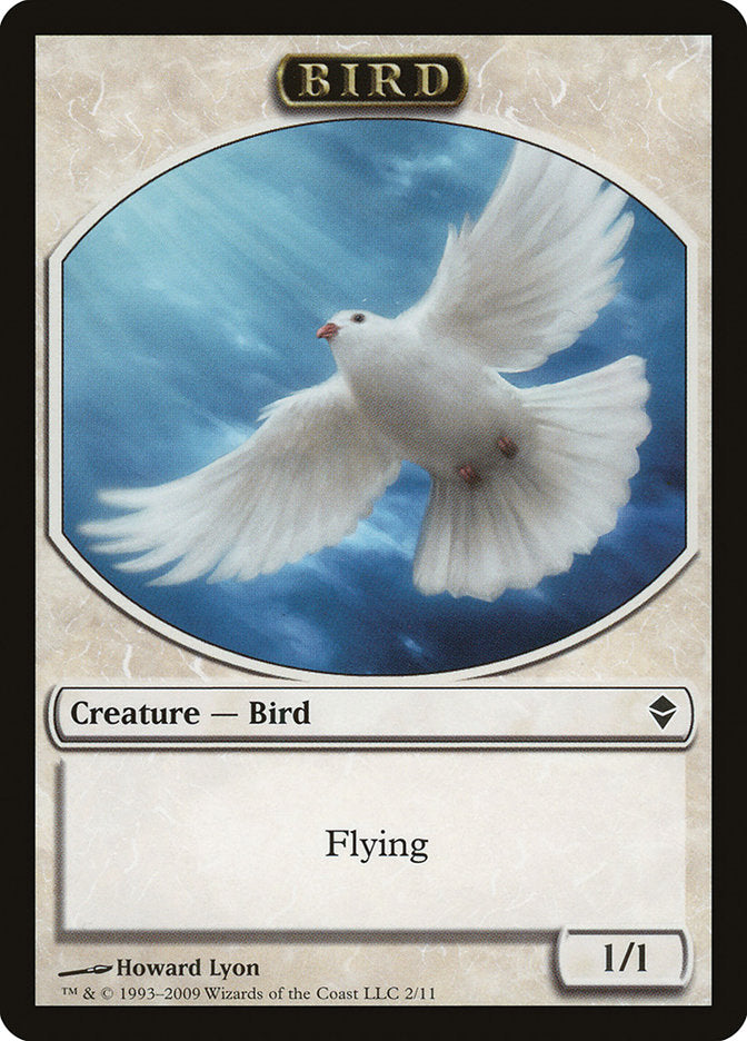 Bird Token [Zendikar Tokens] | Good Games Morley