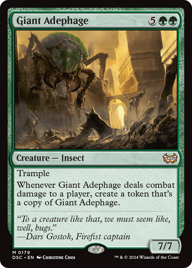 Giant Adephage [Duskmourn: House of Horror Commander] | Good Games Morley