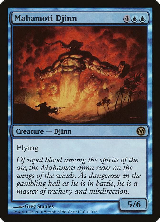 Mahamoti Djinn 10/113 (Duels of the Planeswalkers)  - Foil | Good Games Morley