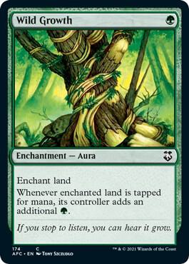 Wild Growth 174/62 (Commander: Adventures in the Forgotten Realms)  | Good Games Morley
