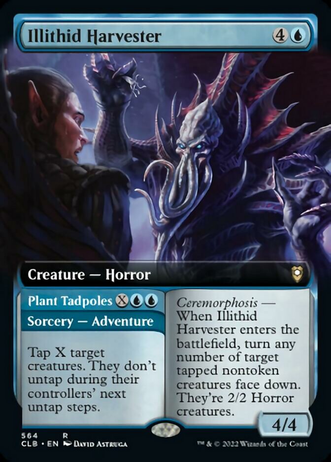 Illithid Harvester // Plant Tadpoles (Extended Art) [Commander Legends: Battle for Baldur's Gate] | Good Games Morley