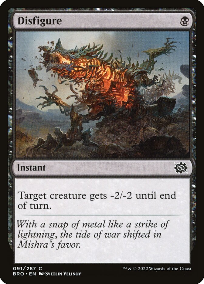Disfigure 91/287 (The Brothers' War)  - Foil | Good Games Morley