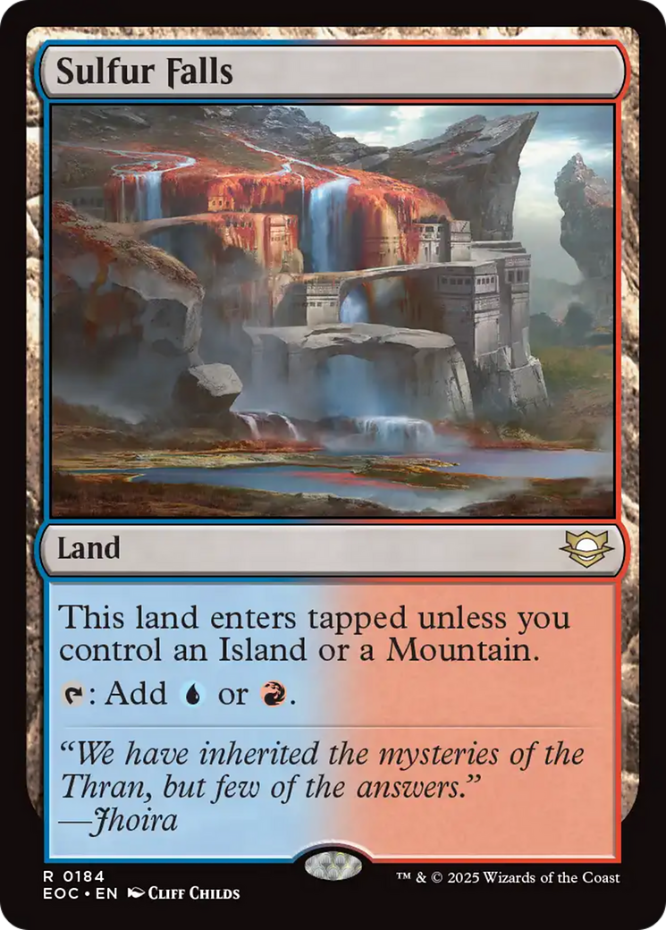 Sulfur Falls [Edge of Eternities Commander] | Good Games Morley