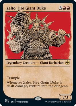 Zalto Fire Giant Duke Showcase 323 (Adventures in the Forgotten Realms)  | Good Games Morley