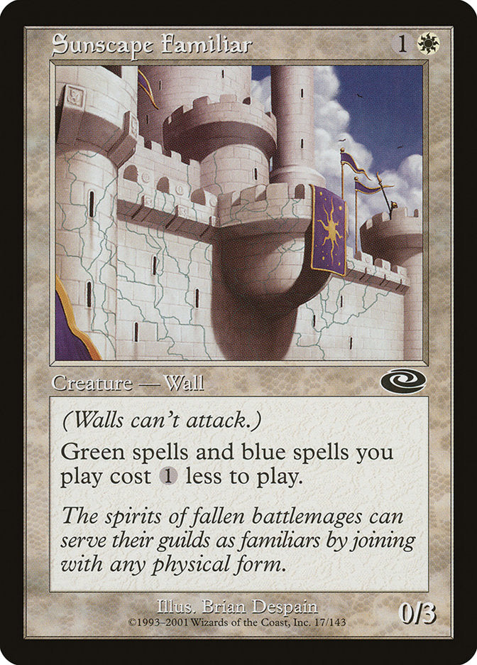 Sunscape Familiar 17/143 (Planeshift)  - Foil | Good Games Morley