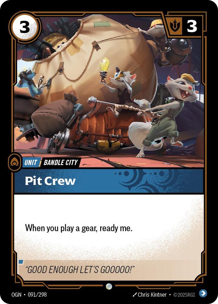 Pit Crew 91/298 (Origins)  | Good Games Morley