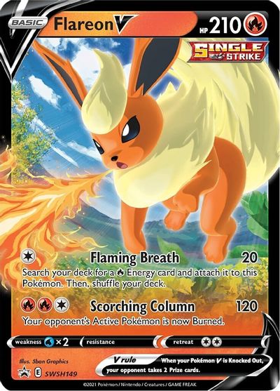 Flareon V (SWSH149) [Sword & Shield: Black Star Promos] | Good Games Morley