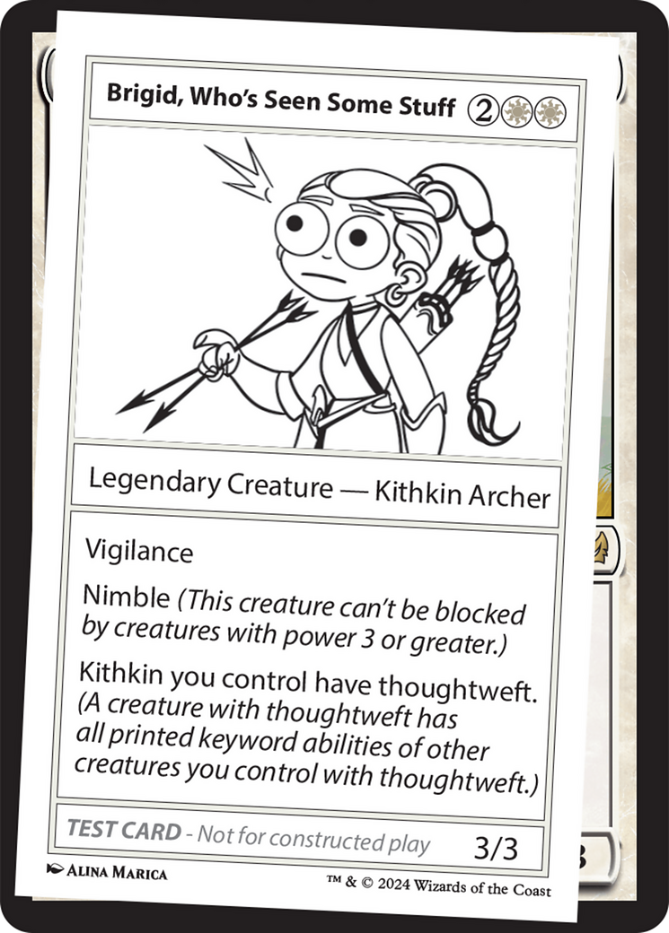 Brigid, Who's Seen Some Stuff [Mystery Booster 2 Playtest Cards] | Good Games Morley