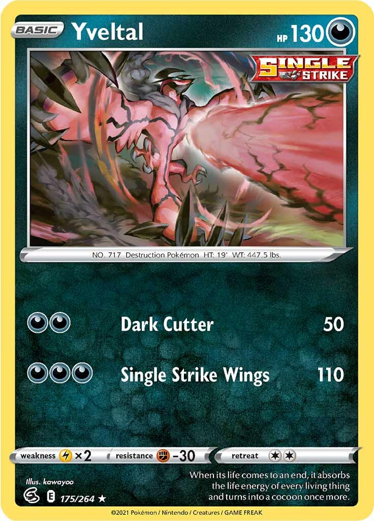 Yveltal (175/264) [Sword & Shield: Fusion Strike] | Good Games Morley