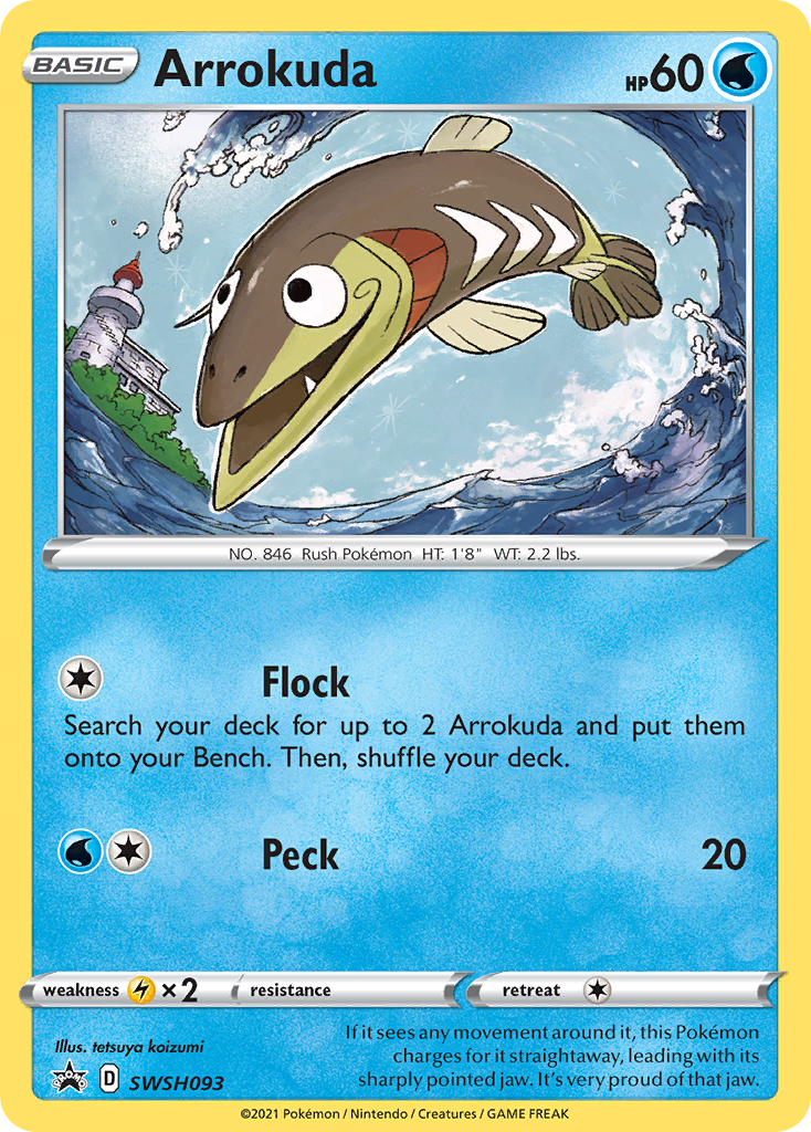 Arrokuda (SWSH093) [Sword & Shield: Black Star Promos] | Good Games Morley