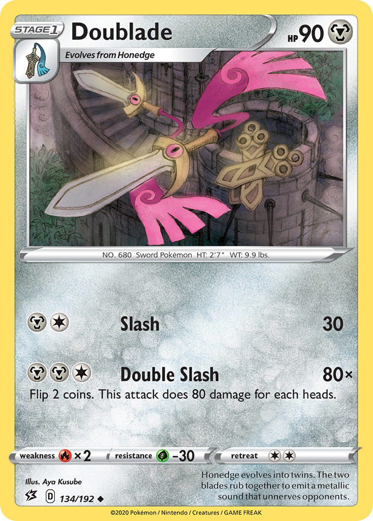 Doublade (134/192) [Sword & Shield: Rebel Clash] | Good Games Morley