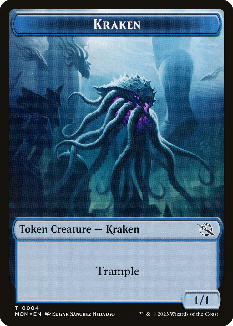 Soldier // Kraken Double-Sided Token [March of the Machine Tokens] | Good Games Morley