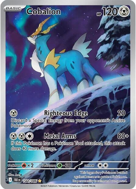 Cobalion 144/086 (SV: Black Bolt)  - Holofoil | Good Games Morley