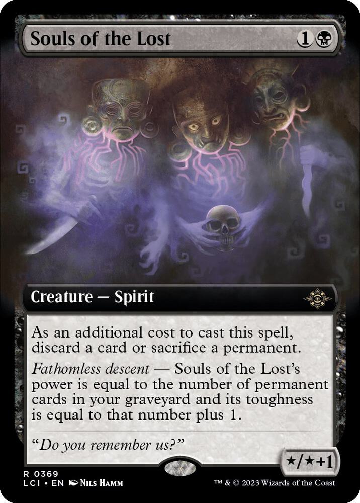Souls of the Lost 369/291 (The Lost Caverns of Ixalan)  - Extended Art | Good Games Morley