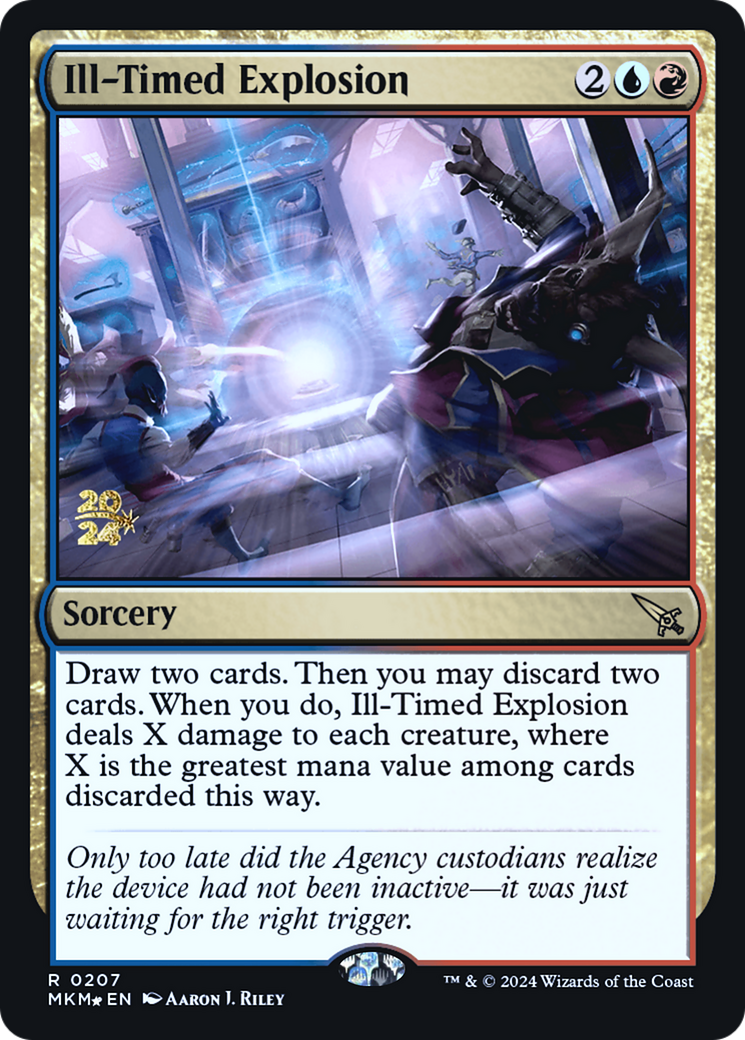 Ill-Timed Explosion [Murders at Karlov Manor Prerelease Promos] | Good Games Morley