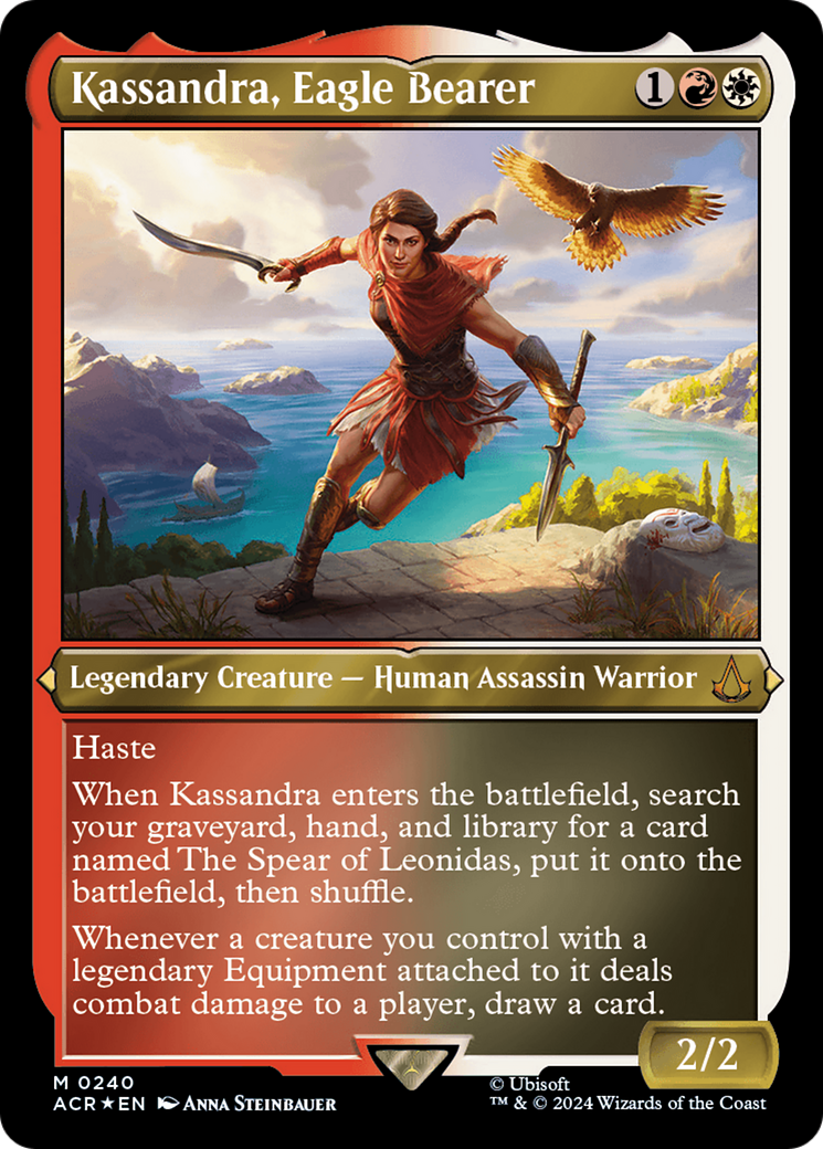 Kassandra, Eagle Bearer (Foil Etched) [Assassin's Creed] | Good Games Morley