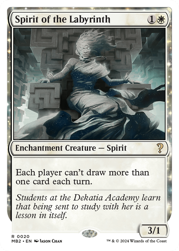 Spirit of the Labyrinth (White Border) [Mystery Booster 2] | Good Games Morley