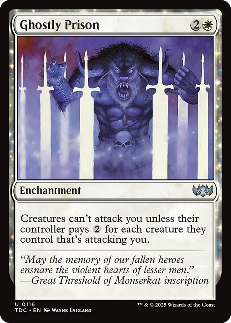 Ghostly Prison [Tarkir: Dragonstorm Commander] | Good Games Morley