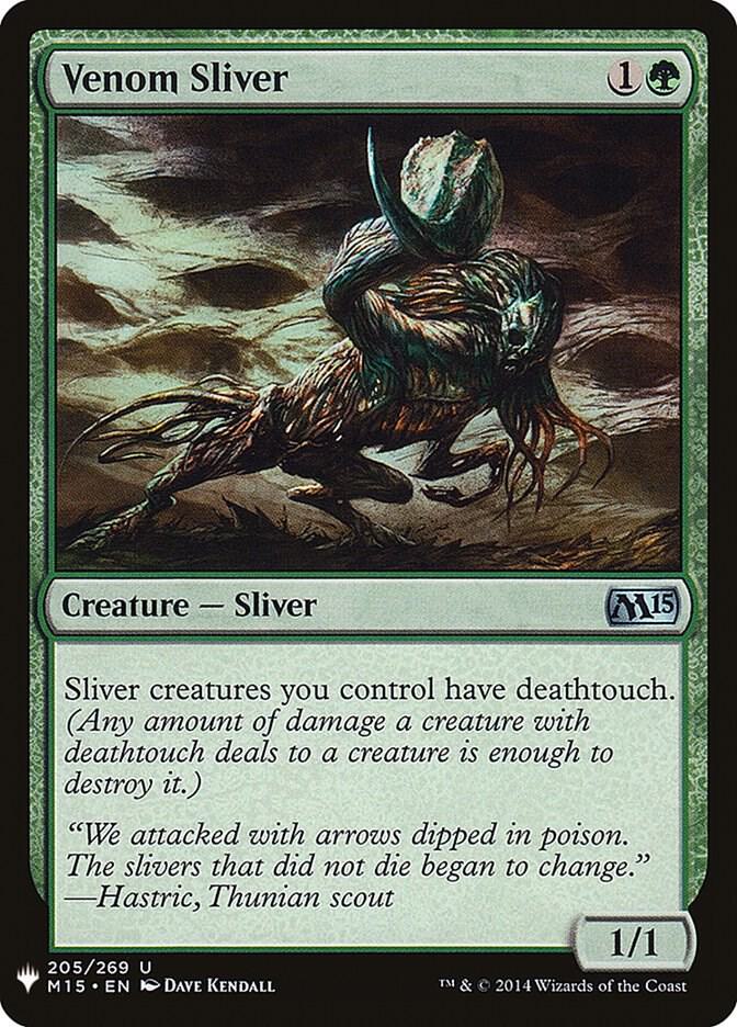 Venom Sliver M15-205/5075 (The List Reprints)  | Good Games Morley