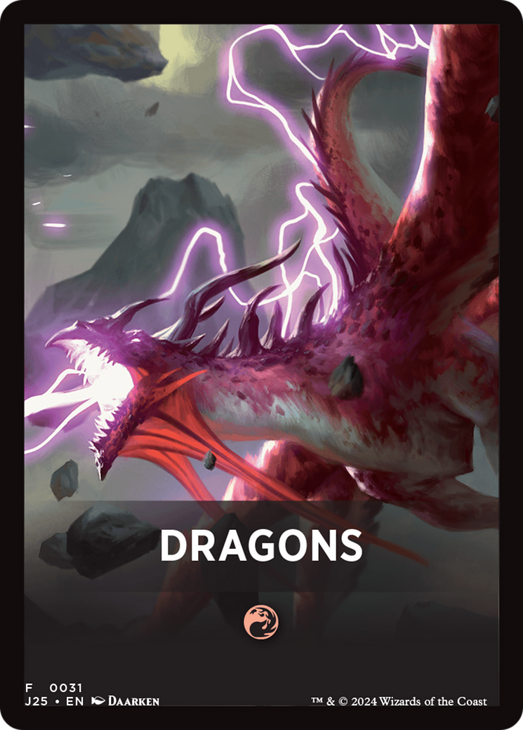 Dragons Theme Card [Foundations Jumpstart Front Cards] | Good Games Morley