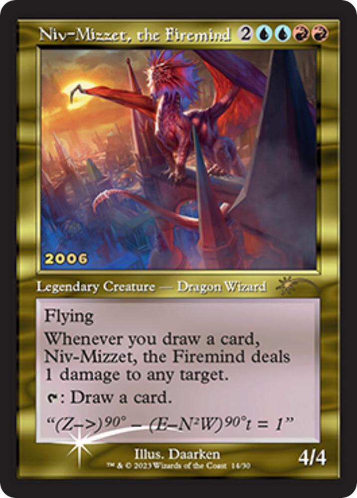 Niv Mizzet the Firemind 14 (30th Anniversary Promos)  - Foil | Good Games Morley