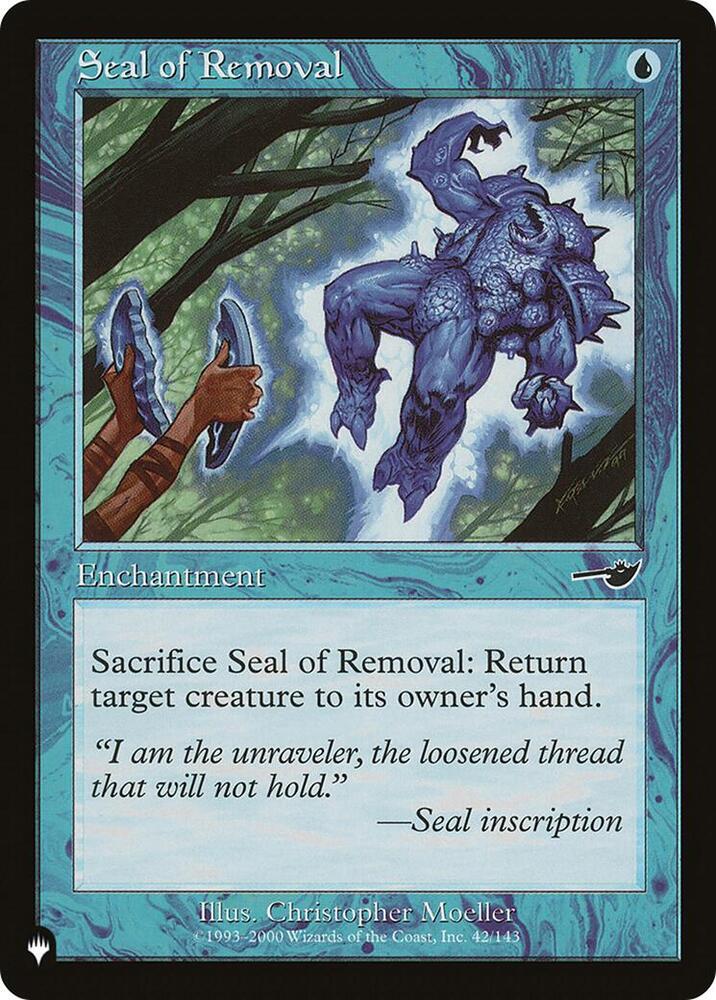 Seal of Removal NEM-42/5075 (The List Reprints)  | Good Games Morley