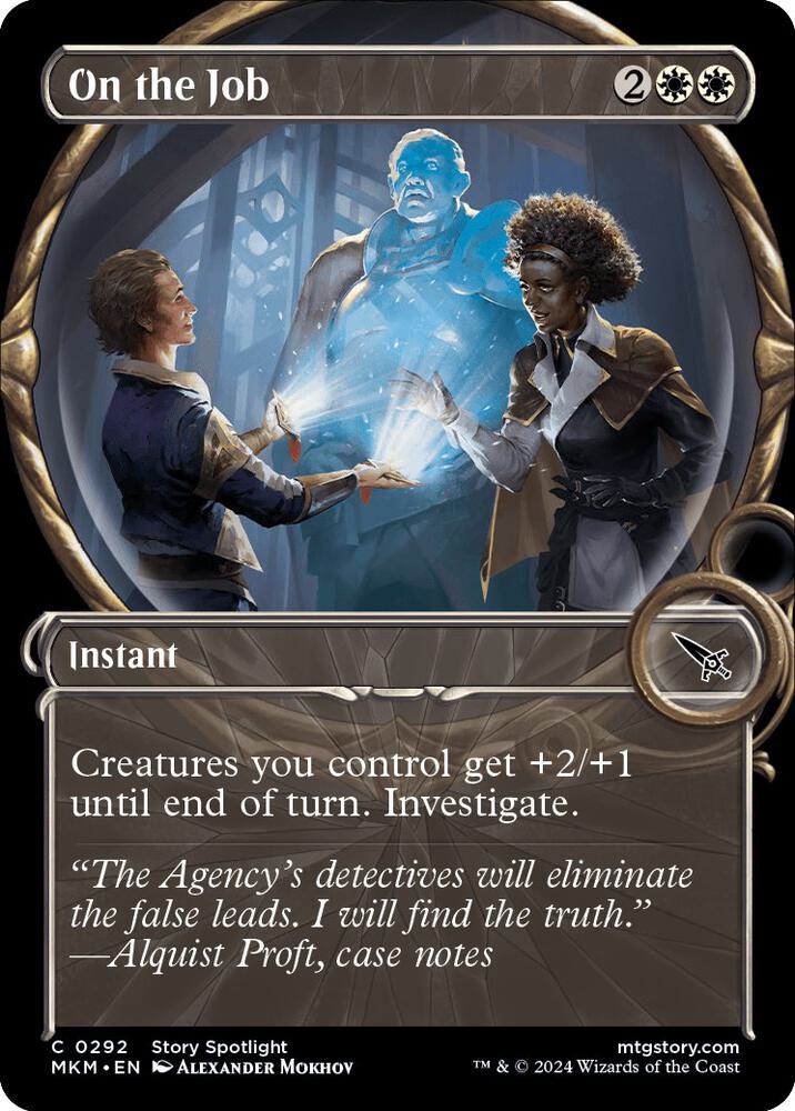 On the Job 292/286 (Murders at Karlov Manor)  - Showcase Foil | Good Games Morley
