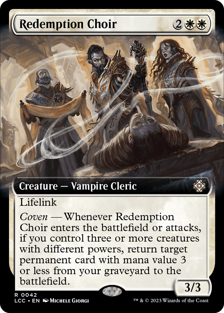 Redemption Choir (Extended Art) [The Lost Caverns of Ixalan Commander] | Good Games Morley