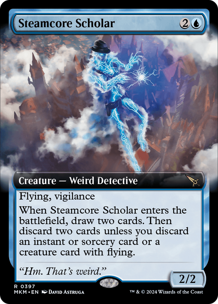 Steamcore Scholar (Extended Art) [Murders at Karlov Manor] | Good Games Morley
