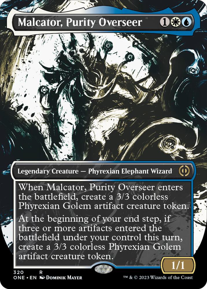 Malcator, Purity Overseer 320/271 (Phyrexia: All Will Be One)  - Borderless | Good Games Morley
