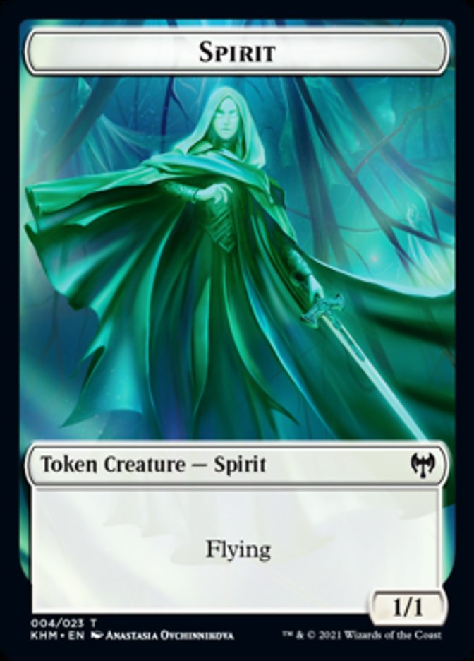 Spirit Token [Kaldheim Tokens] | Good Games Morley
