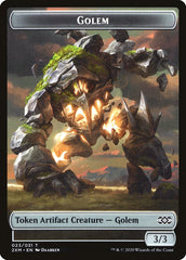 Clue // Golem Double-Sided Token [Double Masters Tokens] | Good Games Morley