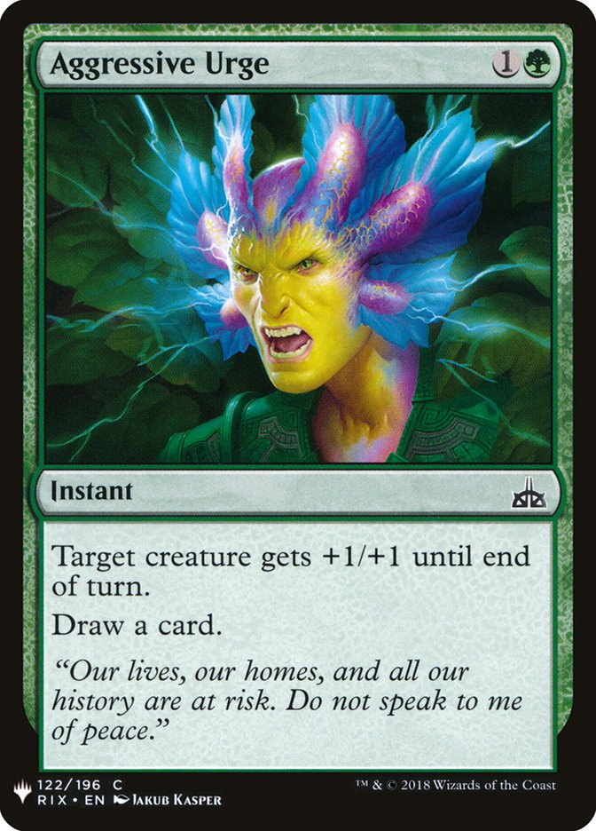 Aggressive Urge [Mystery Booster] | Good Games Morley